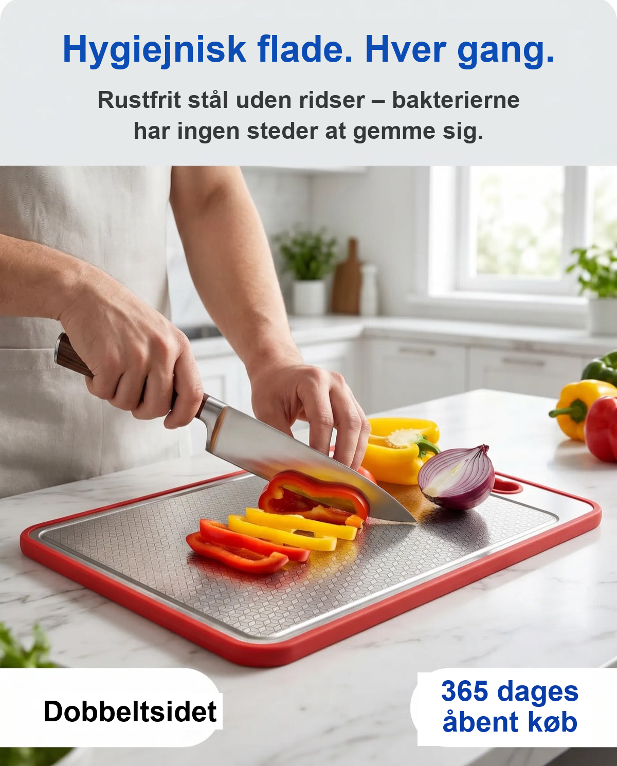 Zvarelo — Det antibakterielle Skærebræt, der aldrig suger bakterier eller lugt til sig