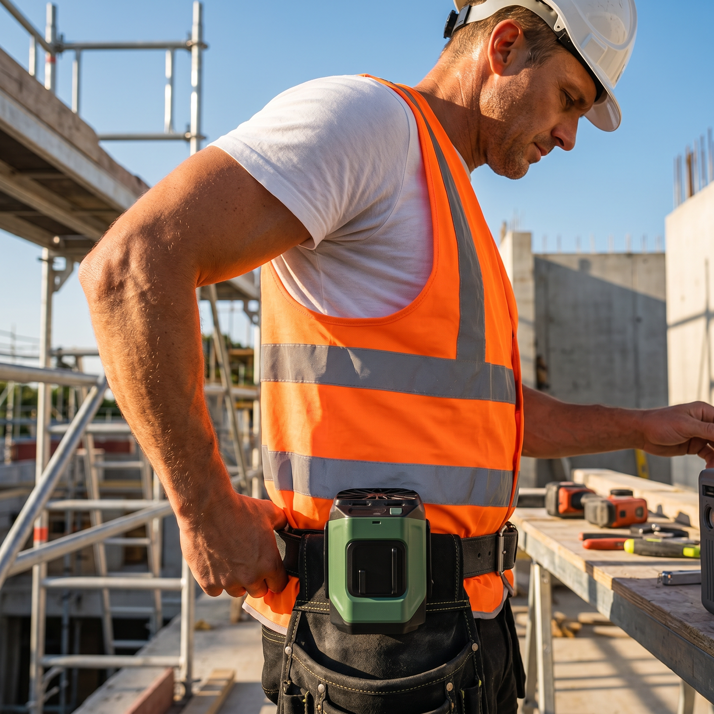 Zvarelo™ Arbejdsventilatoren, der holder dig kølig hele vagten – selv med langt ærme