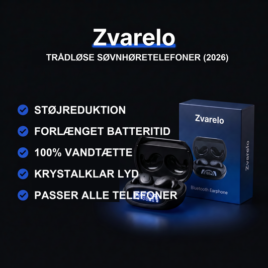 Zvarelo — Trådløse Søvnhøretelefoner, der lader dig falde i søvn til musik uden ledninger i vejen
