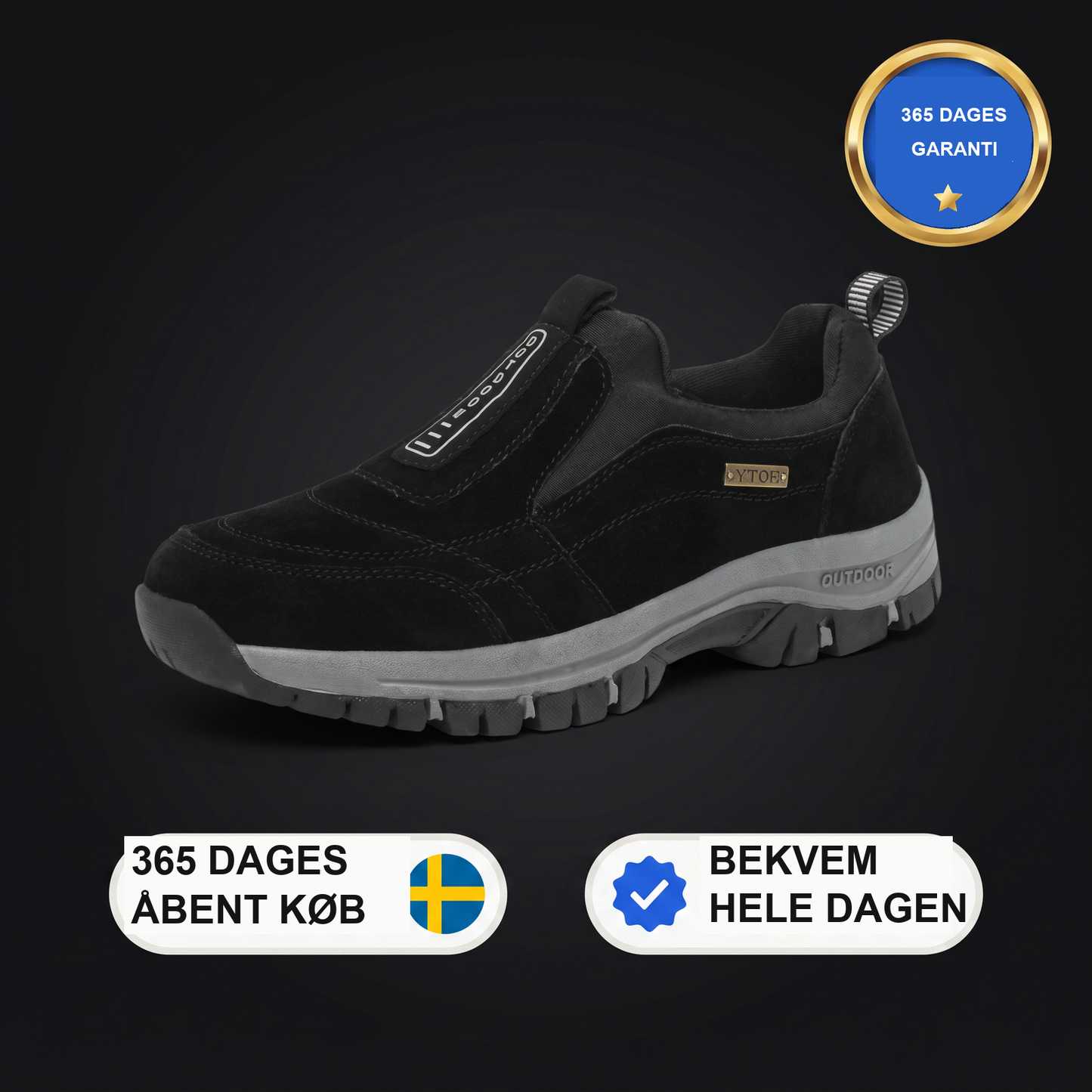 Zvarelo – Ergonomisk Vandresko med Skridsikker Sål