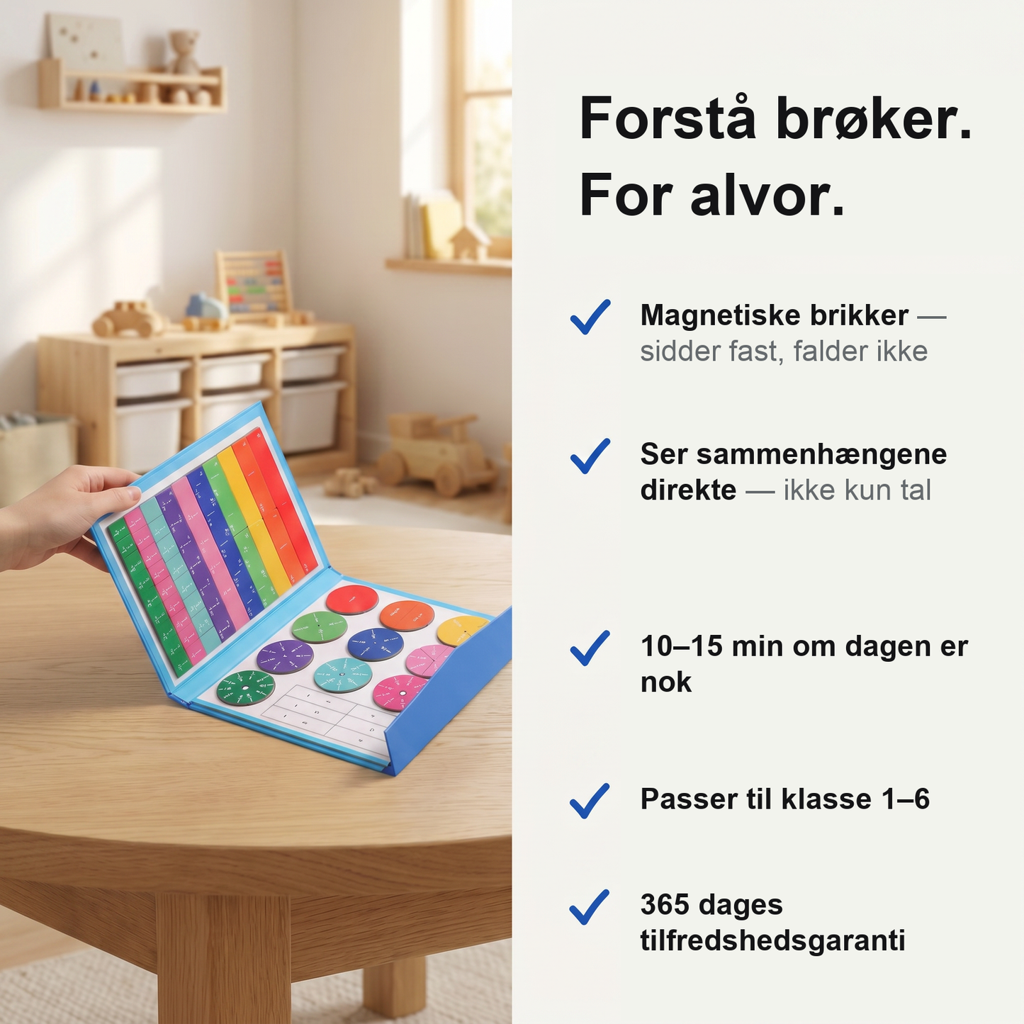 Zvarelo – BråkMagneten - Magnetisk brøkspil, der gør matematik konkret og sjovt for børn