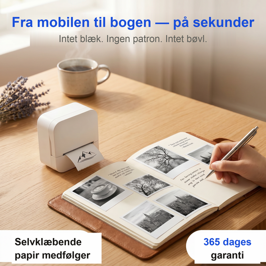 Zvarelo — Bærbar blækfri printer, der forvandler dine minder til noget, du faktisk kan holde i hånden