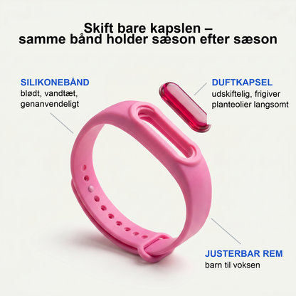 Zvarelo — Myggearmbåndet der holder myggene væk uden spray på huden
