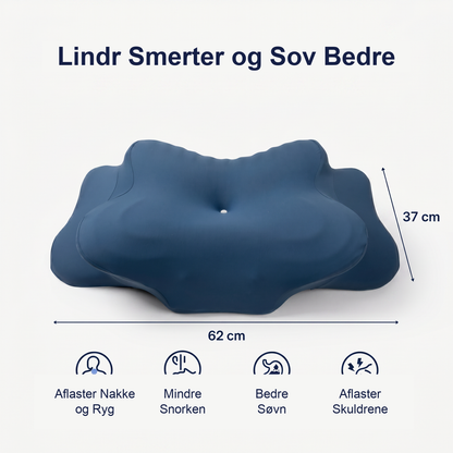 Zvarelo — Den ergonomiske Søvnpude med memoryskum, der støtter nakken og mindsker morgenstivhed