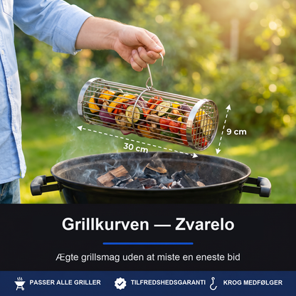 Zvarelo — Grillkurven der holder rejer og grøntsager på plads og giver ægte grillsmag