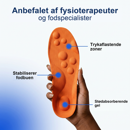 Zvarelo – Indersåler med anatomisk buestøtte og dyb hælkop