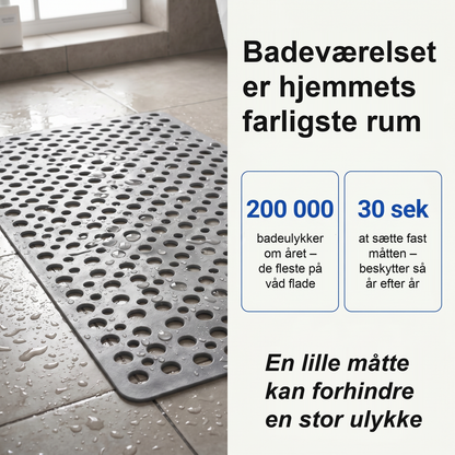 Zvarelo — Skridsikker brusemåtte, der forhindrer glideulykker i brusebadet og stimulerer fødderne