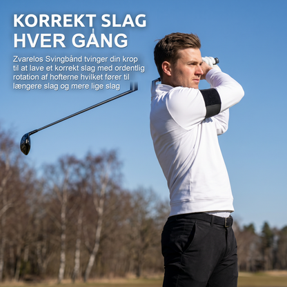 Zvarelo — Svingbåndet der tvinger den rette hofterotation frem og fjerner slice og duff uden nye lektioner