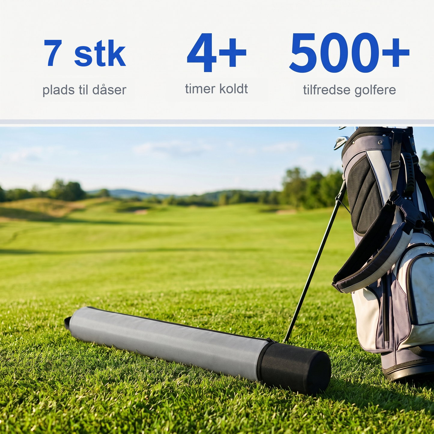 Zvarelo — Golfkøletasken der holder drikken kold fra første tee til sidste put