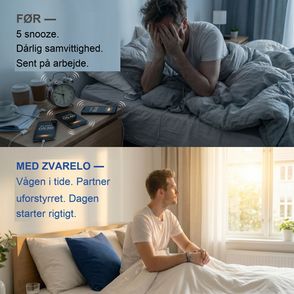 Zvarelo – Vibrerende vækningsarmbånd, der vækker dig uden at forstyrre andre