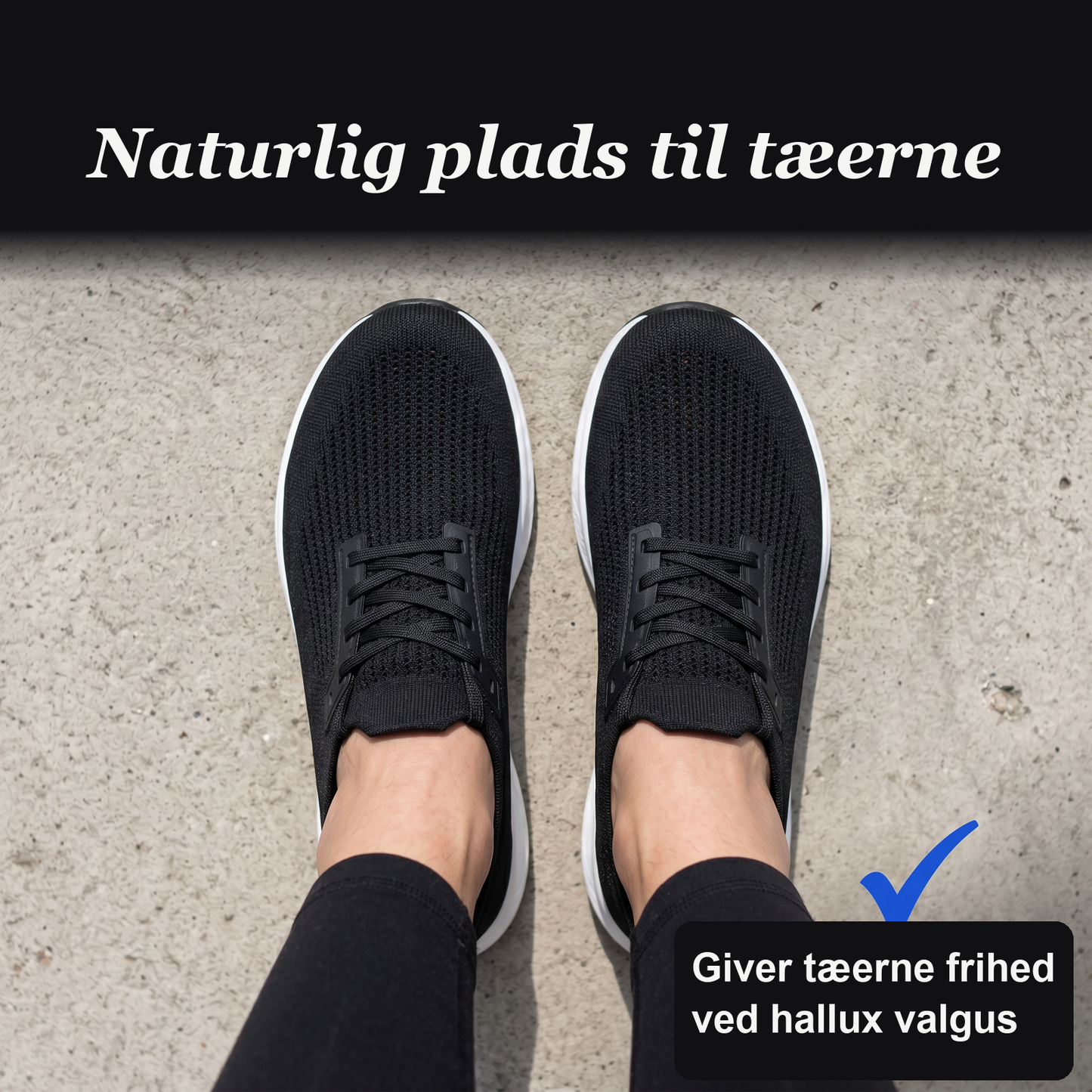 Zvarelo CloudStep — Hallux-venlige sko med bred tåboks og sømløst indre der lader dig gå hele dagen uden smerte