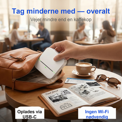 Zvarelo — Bærbar blækfri printer, der forvandler dine minder til noget, du faktisk kan holde i hånden