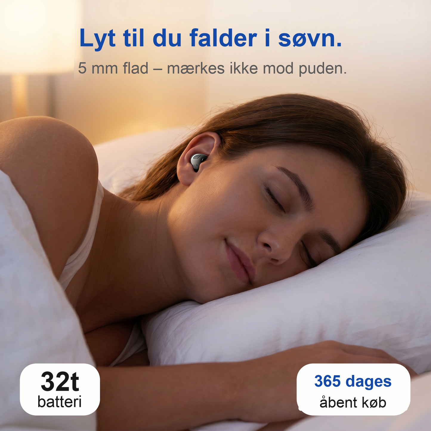 Zvarelo — Trådløse Søvnhøretelefoner, der lader dig falde i søvn til musik uden ledninger i vejen