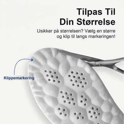 Zvarelo – Indersåler med anatomisk buestøtte og dyb hælkop