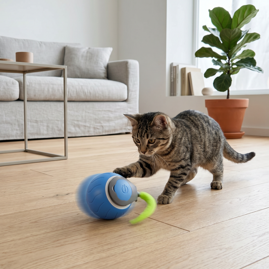 Lifestyle: Kattleksak med katt