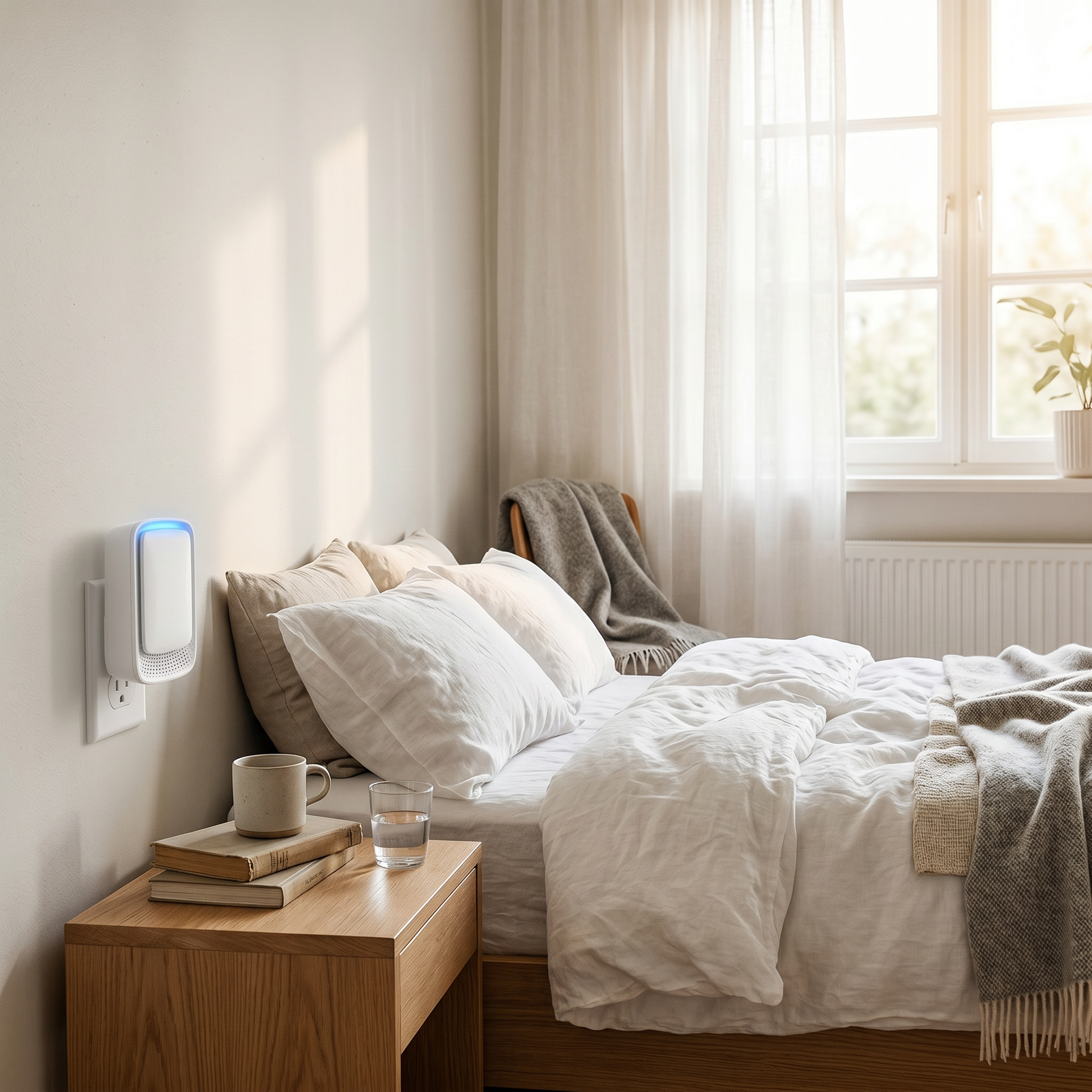 Lifestyle: KvalsterFri jonisator i sovrum