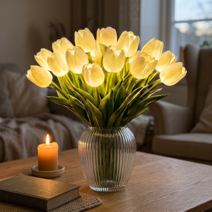Lifestyle: LED-tulpaner i vas